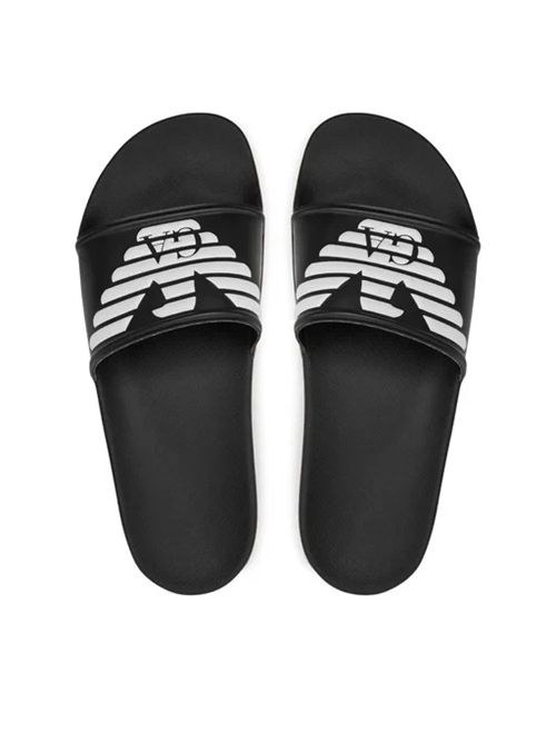 ciabatta uomo nera EMPORIO ARMANI | XVPS08XN747/A120